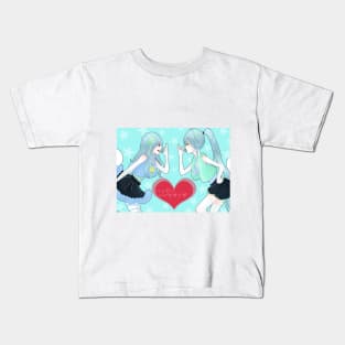 Happy Synthesizer Trina and Lola Kids T-Shirt